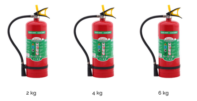 HFC fire extinguisher